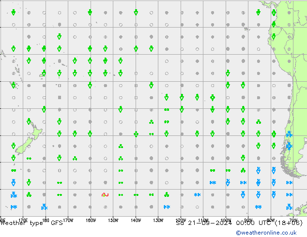 Weather type GFS Sa 21.09.2024 00 UTC