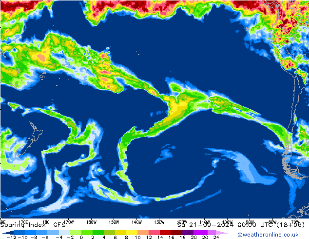 Soaring Index GFS So 21.09.2024 00 UTC