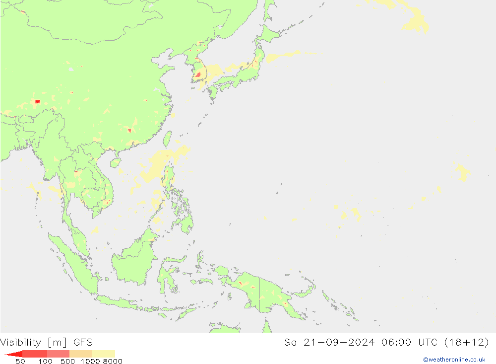 видимость GFS сб 21.09.2024 06 UTC