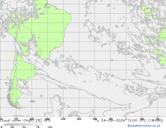 Nubes altas GFS mar 24.09.2024 12 UTC