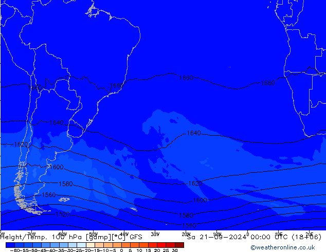 Yükseklik/Sıc. 100 hPa GFS Cts 21.09.2024 00 UTC