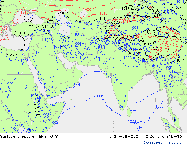 GFS: Tu 24.09.2024 12 UTC