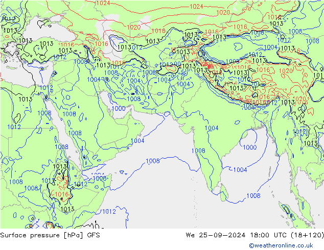 GFS: We 25.09.2024 18 UTC