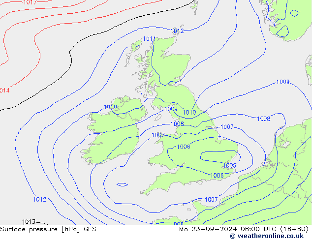 GFS: Mo 23.09.2024 06 UTC