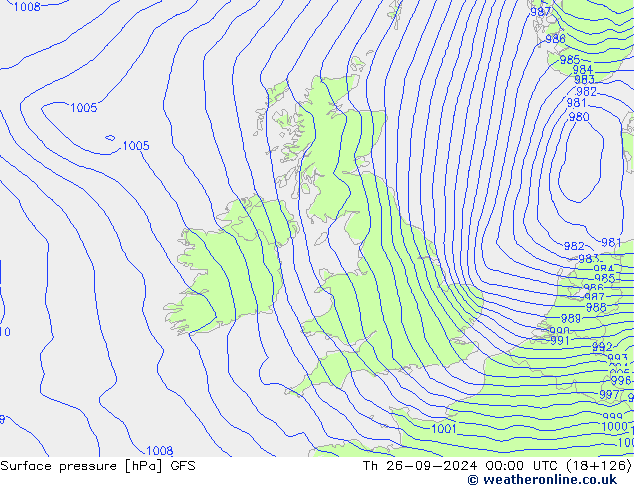 GFS: czw. 26.09.2024 00 UTC