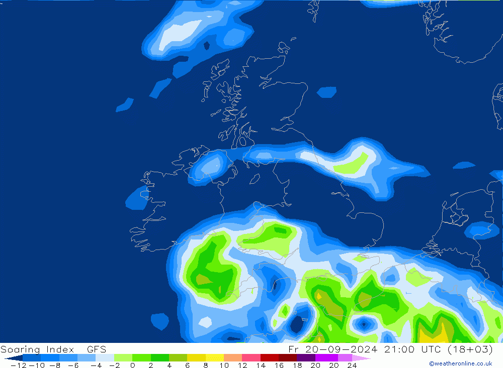 Soaring Index GFS  20.09.2024 21 UTC