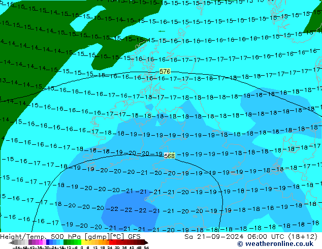 Z500/Regen(+SLP)/Z850 GFS za 21.09.2024 06 UTC