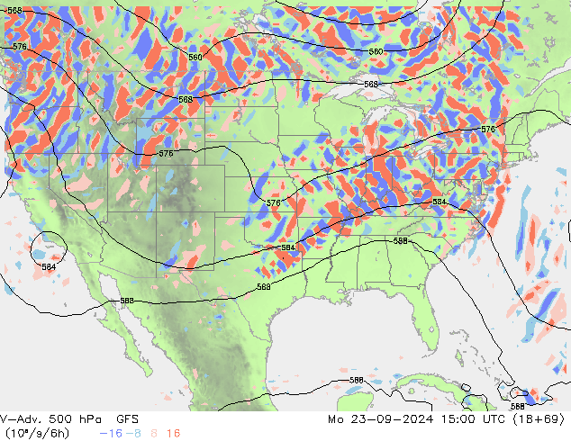 V-Adv. 500 hPa GFS Po 23.09.2024 15 UTC