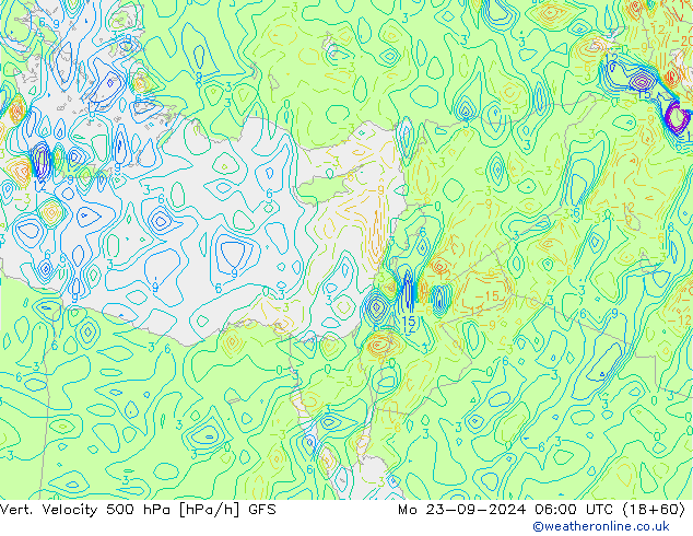 Vert. Velocity 500 hPa GFS  23.09.2024 06 UTC