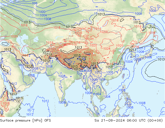 GFS: so. 21.09.2024 06 UTC