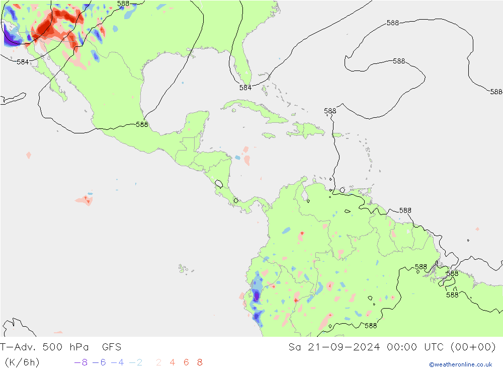 T-Adv. 500 hPa GFS so. 21.09.2024 00 UTC