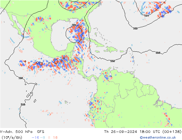 V-Adv. 500 hPa GFS Per 26.09.2024 18 UTC