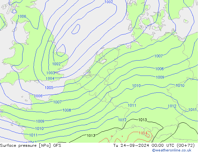 GFS: Tu 24.09.2024 00 UTC