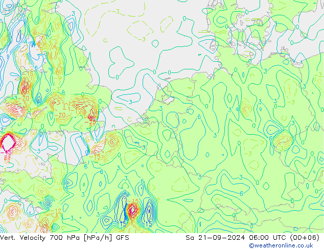 Vert. Velocity 700 hPa GFS Sa 21.09.2024 06 UTC