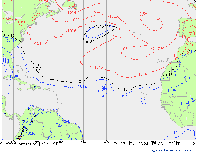 GFS: Fr 27.09.2024 18 UTC