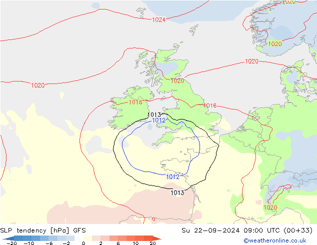   GFS  22.09.2024 09 UTC