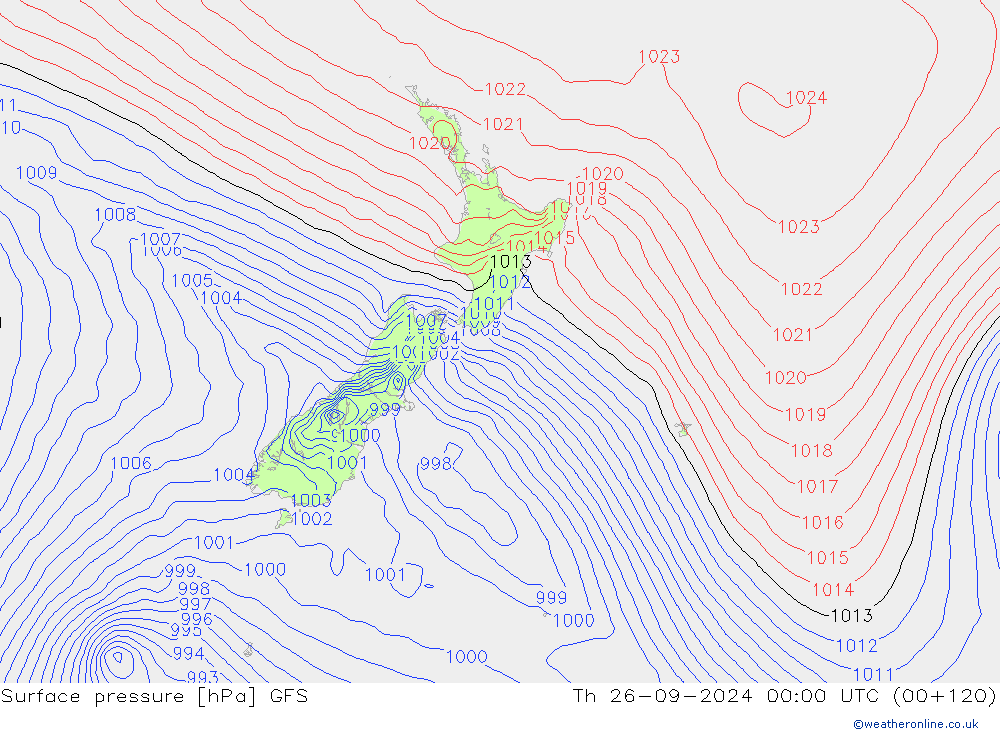 GFS:  26.09.2024 00 UTC