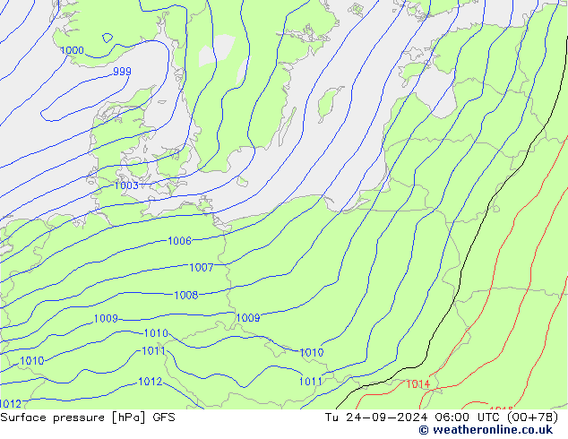 GFS: Tu 24.09.2024 06 UTC