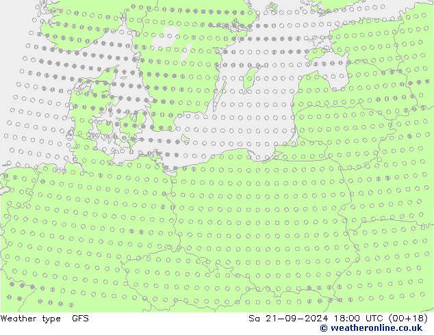 Weather type GFS So 21.09.2024 18 UTC