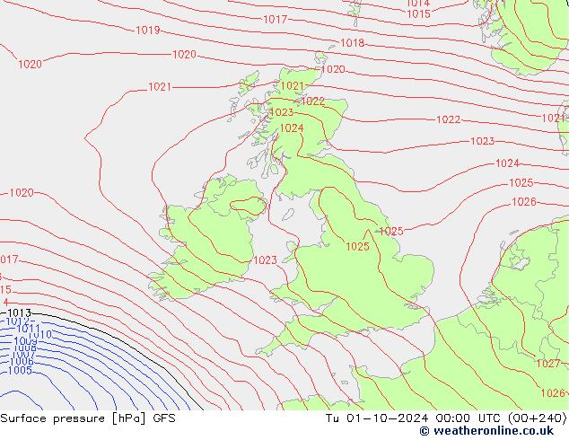 GFS: mar 01.10.2024 00 UTC