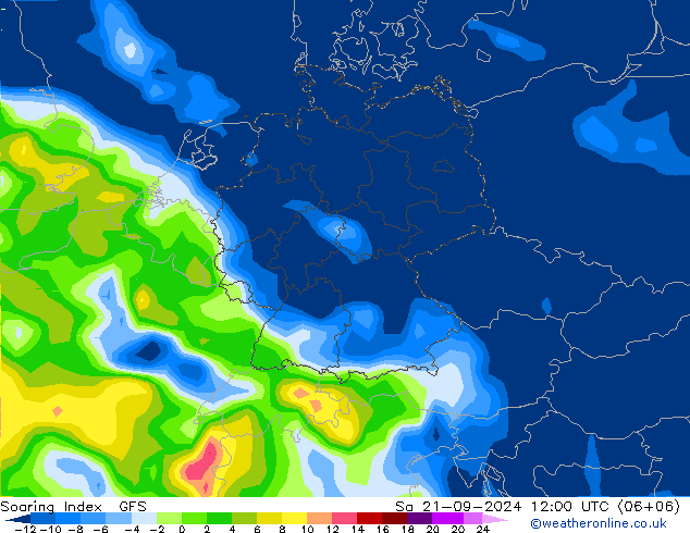 Soaring Index GFS Sa 21.09.2024 12 UTC