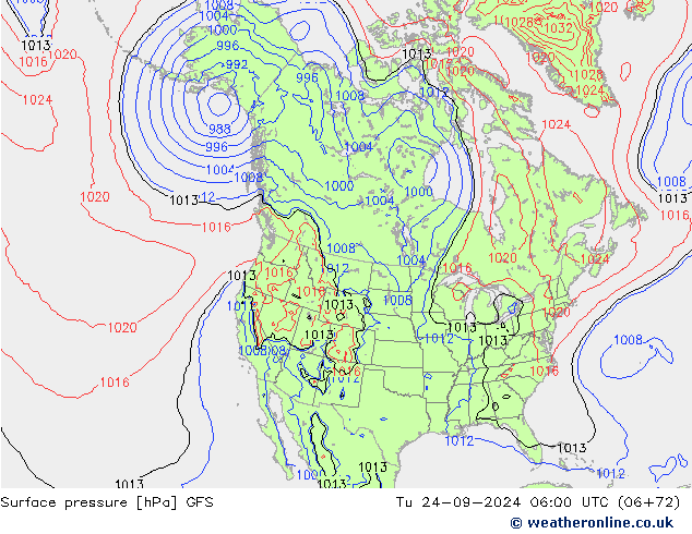 GFS: Tu 24.09.2024 06 UTC