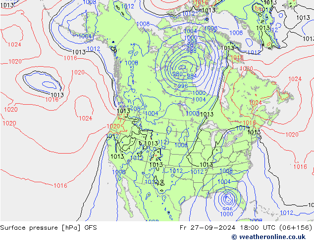 GFS: vr 27.09.2024 18 UTC