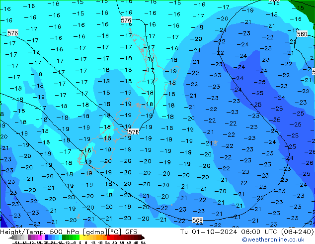 GFS: Tu 01.10.2024 06 UTC