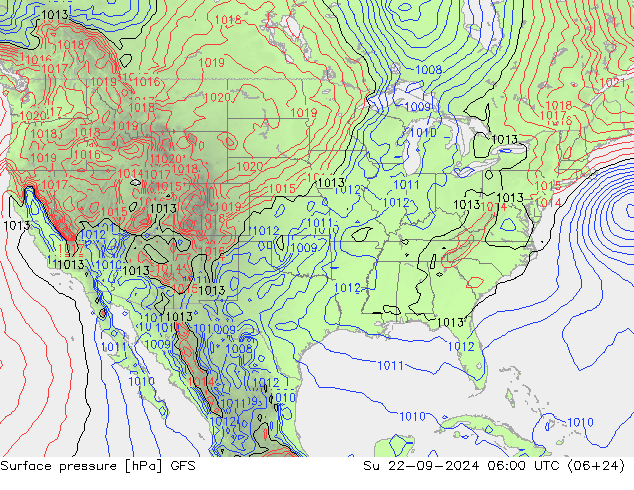 GFS: So 22.09.2024 06 UTC