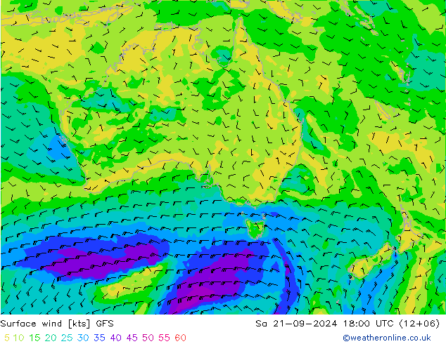 Bodenwind GFS September 2024