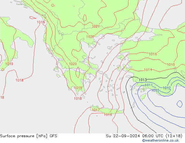 GFS: Su 22.09.2024 06 UTC