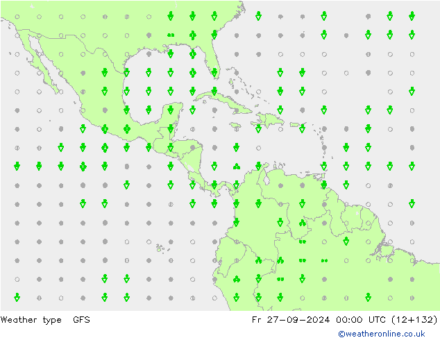 Weather type GFS Fr 27.09.2024 00 UTC