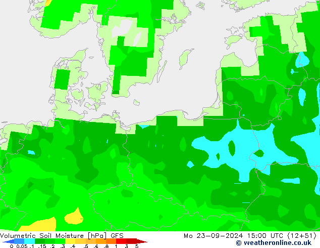 Wassergehalt GFS Mo 23.09.2024 15 UTC