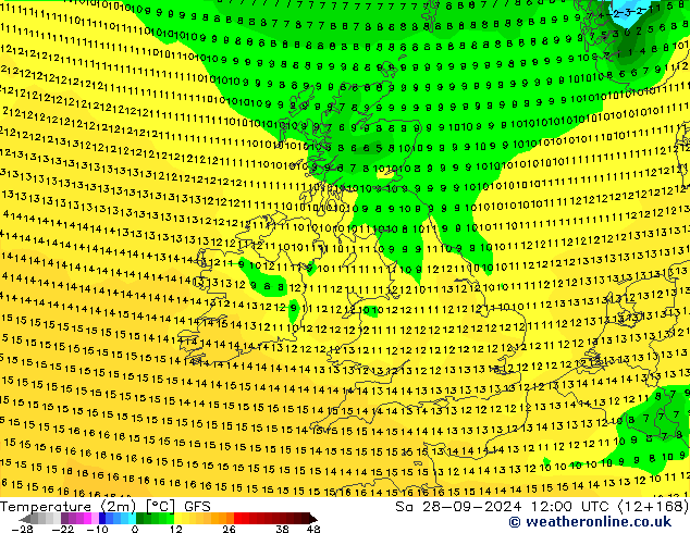 GFS: Sa 28.09.2024 12 UTC