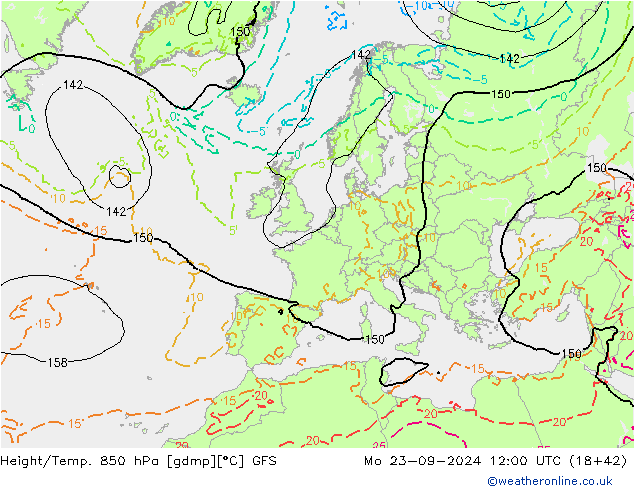 GFS: Mo 23.09.2024 12 UTC