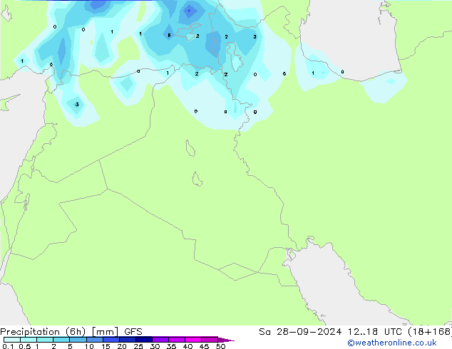 Z500/Regen(+SLP)/Z850 GFS za 28.09.2024 18 UTC