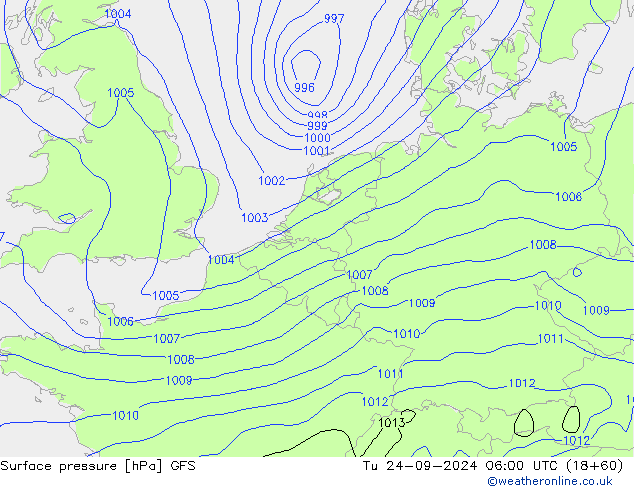 GFS: Tu 24.09.2024 06 UTC