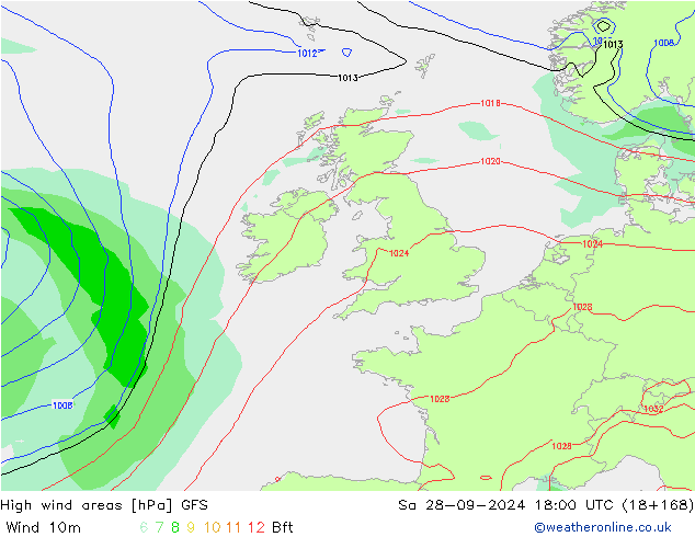 Sturmfelder GFS Sa 28.09.2024 18 UTC