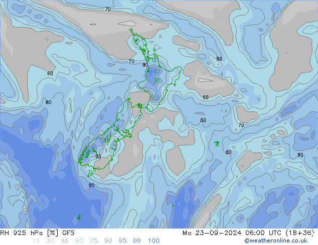 RV 925 hPa GFS ma 23.09.2024 06 UTC