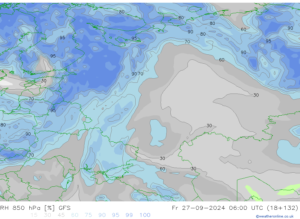 RV 850 hPa GFS vr 27.09.2024 06 UTC