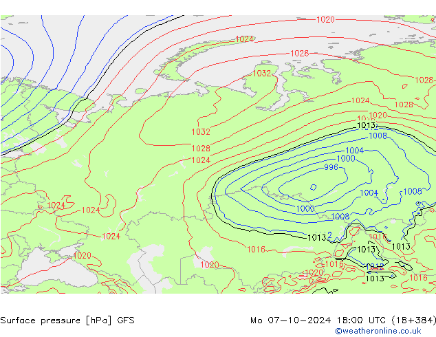 GFS: Mo 07.10.2024 18 UTC