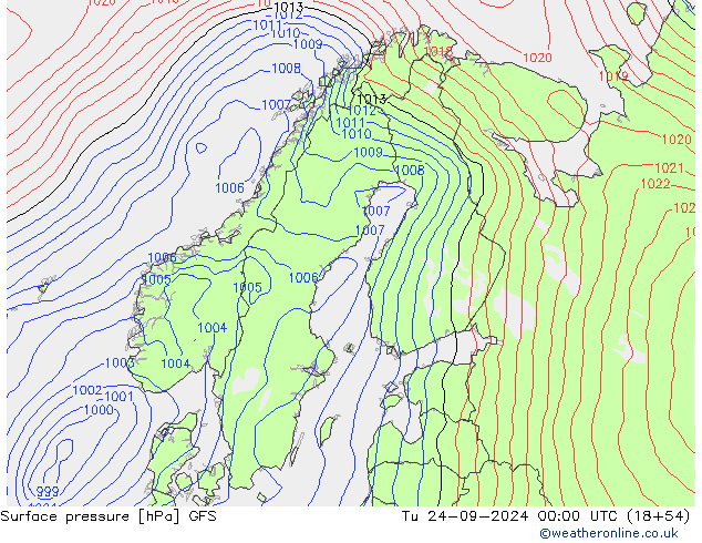 GFS: Tu 24.09.2024 00 UTC