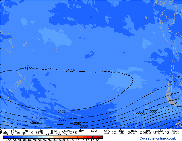 Height/Temp. 10 hPa GFS Su 22.09.2024 00 UTC