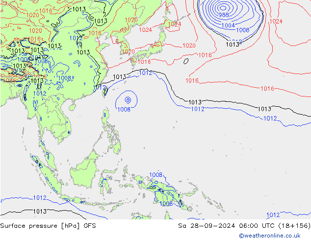 GFS: Cts 28.09.2024 06 UTC