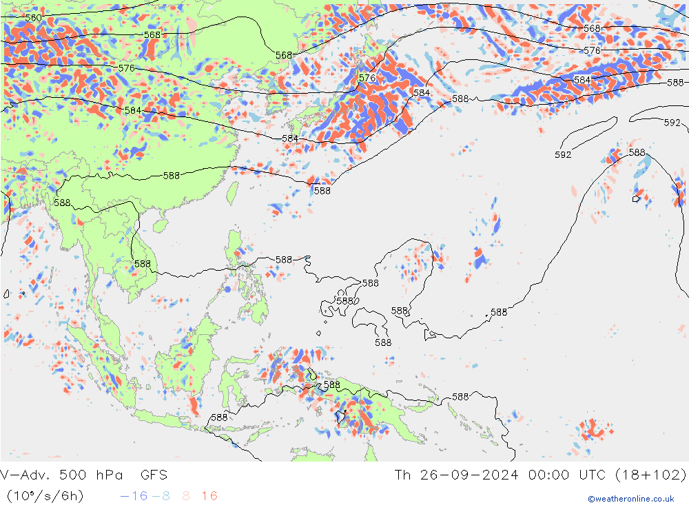 V-Adv. 500 hPa GFS Do 26.09.2024 00 UTC