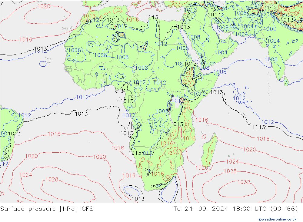 GFS: Di 24.09.2024 18 UTC