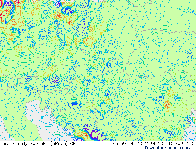 Vert. Velocity 700 hPa GFS Mo 30.09.2024 06 UTC