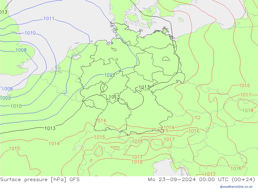 GFS: ma 23.09.2024 00 UTC