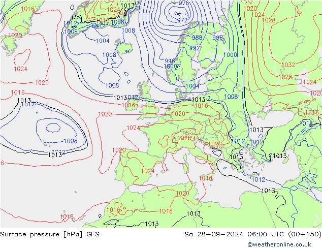 GFS: sab 28.09.2024 06 UTC