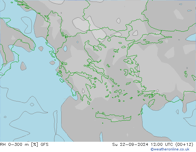 0-300 m Nispi Nem GFS Paz 22.09.2024 12 UTC